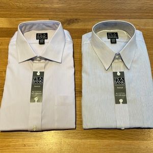 17-33 Light purple w/ white strip & other is white w/ pink and blue strips